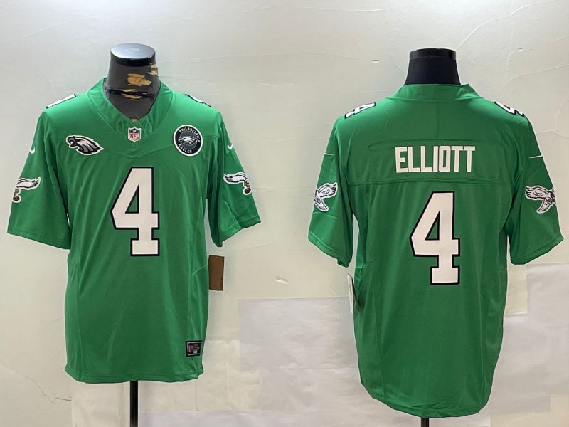 Men Philadelphia Eagles #4 Elliott Green Throwback 2024 Nike Vapor Limited NFL Jersey style 3->philadelphia eagles->NFL Jersey